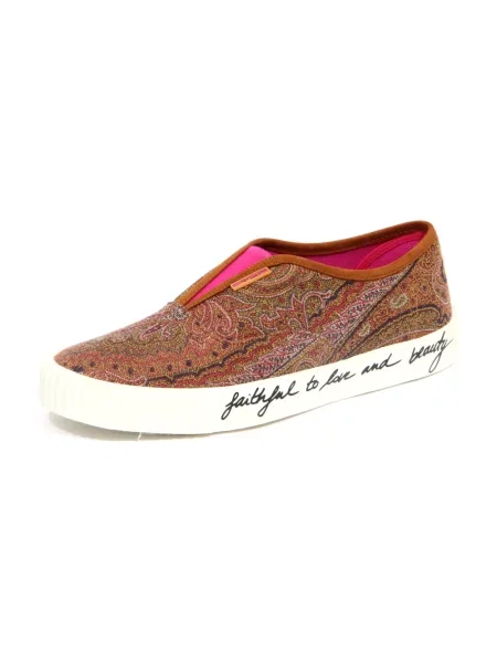 Sneakersy Etro z wzorem paisley wsuwane