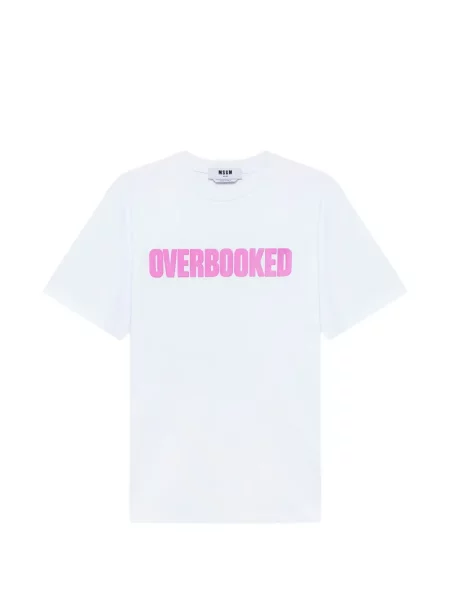 Tricou Msgm cu imagine alb