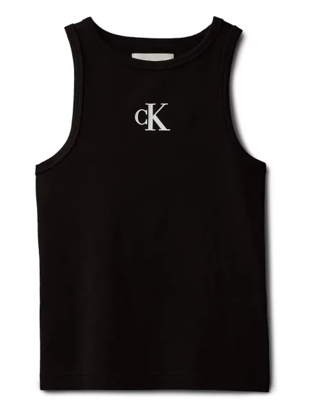 Dětské top Calvin Klein Jeans černý
