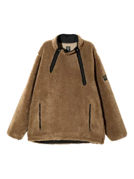 Флийс яке South2 West8 кафяво