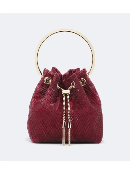 Geantă Jimmy Choo plasă roșu