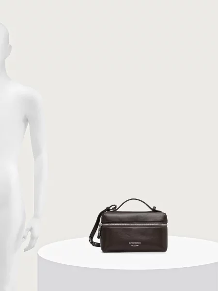 Кожаная сумка Emporio Armani