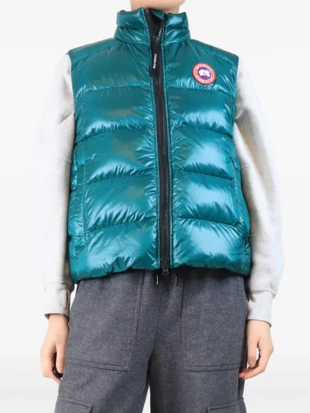 Prsluk Canada Goose s autogramom zelena