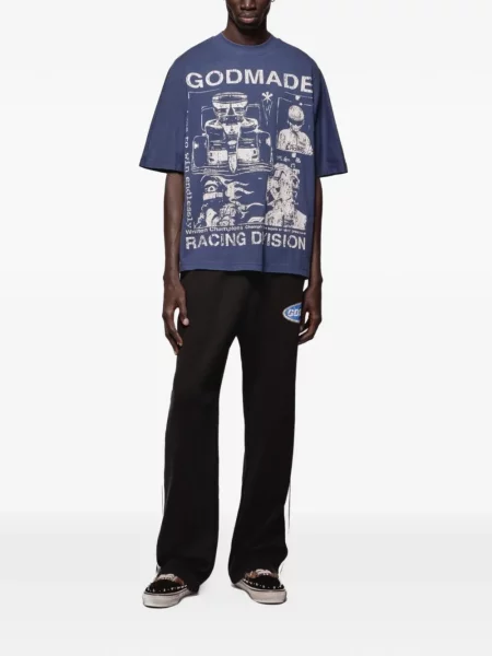 Tricou Godmade albastru