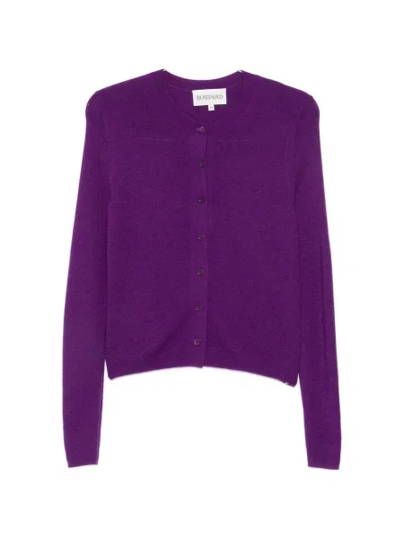 Lung cardigan Bompard violet