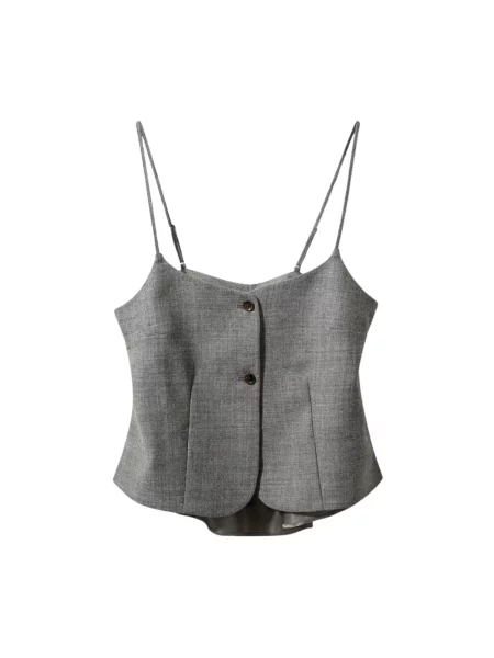 Top The Garment wełniany szary