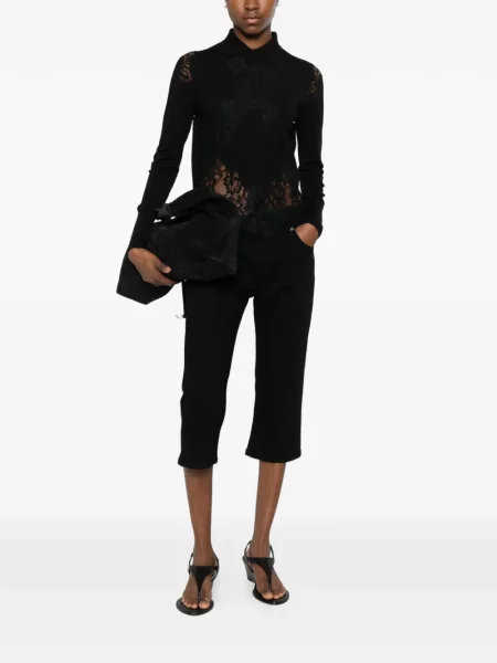 Cardigan Ermanno Scervino din dantelă negru