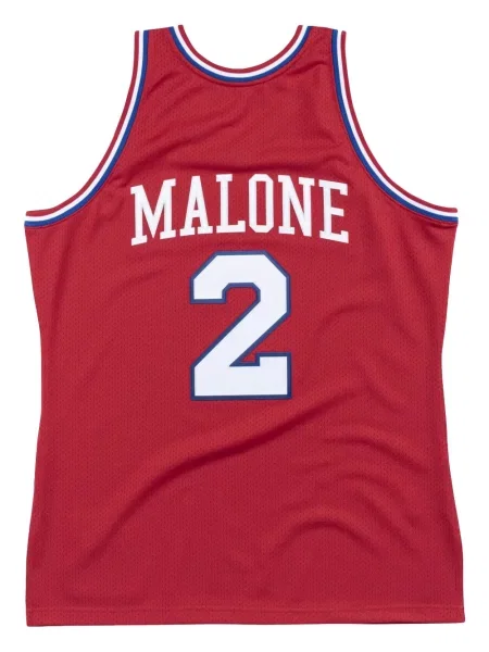 Cămașă Mitchell & Ness din jerseu roșu