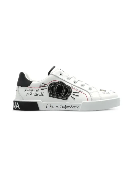 Sneakersy dziecięce Dolce And Gabbana białe