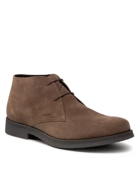 Gležnjarji Geox rjava