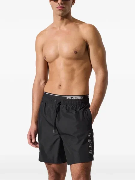 Slip de baie Karl Lagerfeld negru