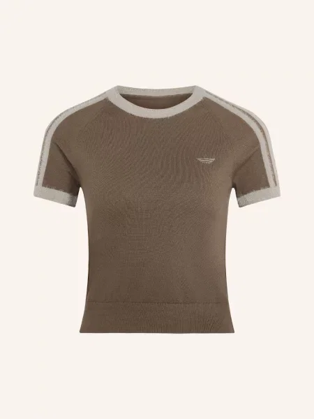 Adidas Originals Krátké Tričko hnědá šedá