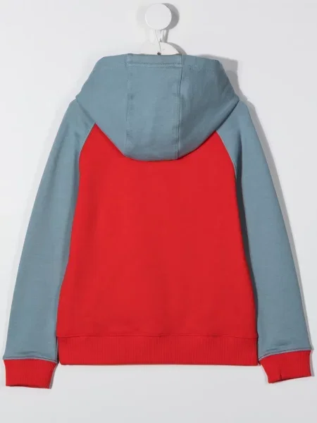 Bluza z kapturem dziecięca Lanvin Enfant czerwona