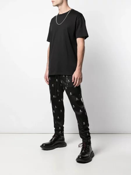 Tricou Mastermind World cu decolteu în U negru