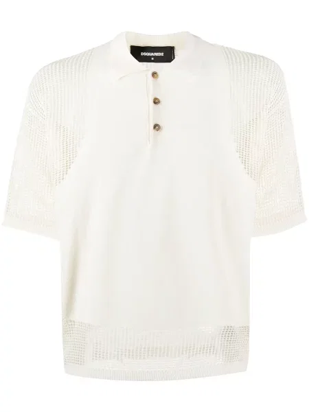 Scurt tricou polo Dsquared2 plasă