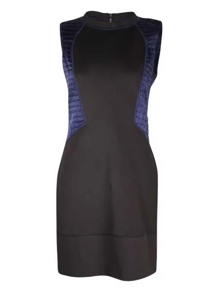 Rochie mini Sandro fără mâneci de costum negru