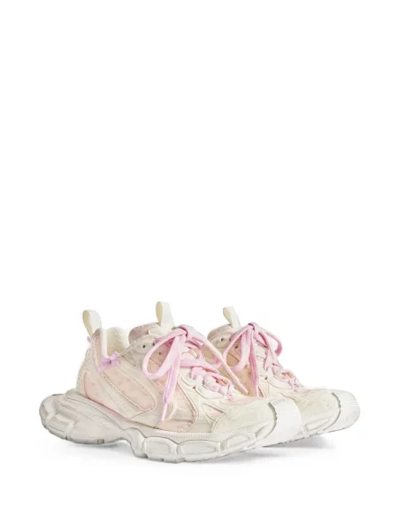Sneakerși Balenciaga cu funde alb