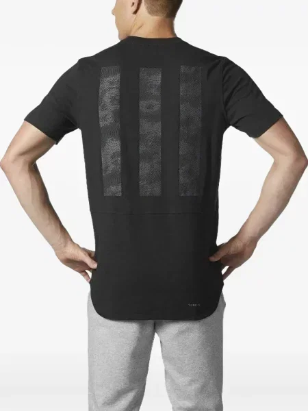 Strečové vícebarevný polotričko Adidas s autogramem šedé