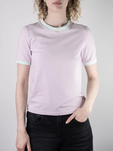 Футболка Elegante лавандовий бавовна/еластан
