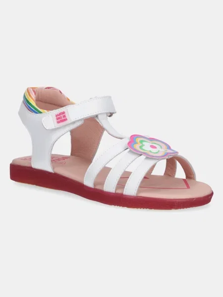 Otroški usnjeni sandali Agatha Ruiz de la Prada bela