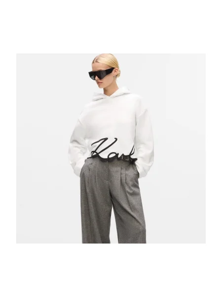 Karl Lagerfeld Mikina čierna biela