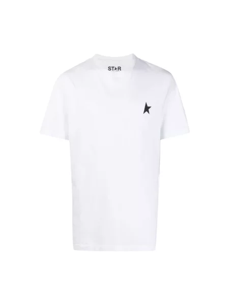 Koszulka Golden Goose z logo biała