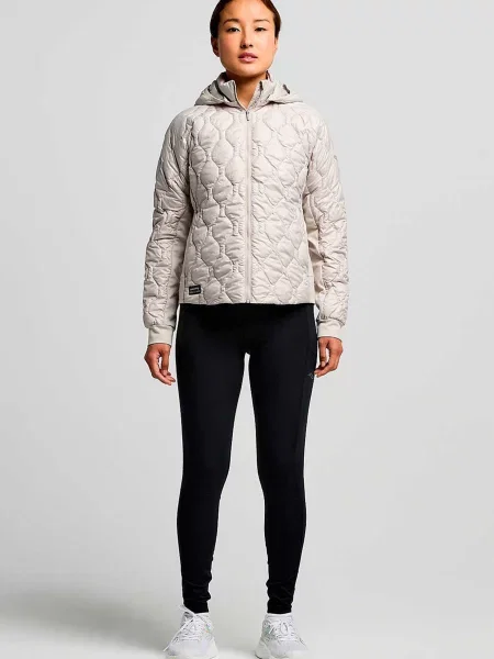 Утеплена куртка Saucony бежева