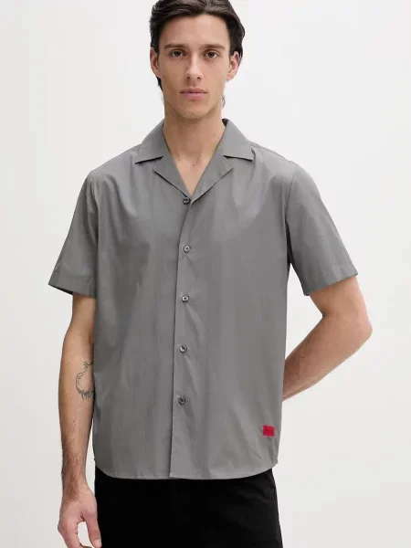 HUGO cămașă din Ellino gri