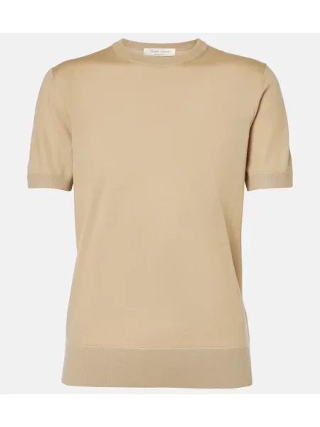 Pulover Ralph Lauren Collection din cașmir bej