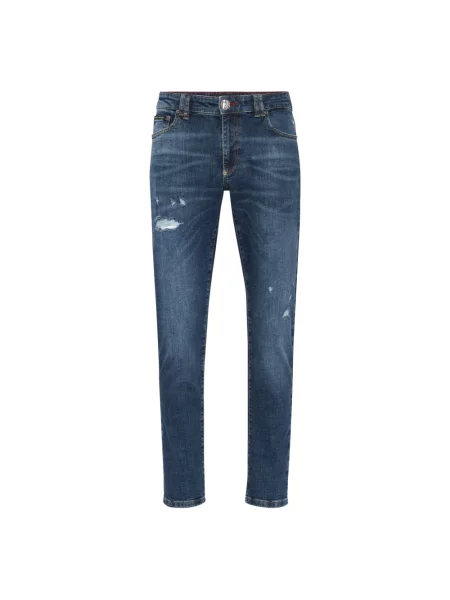 Jeansy Philipp Plein niebieskie