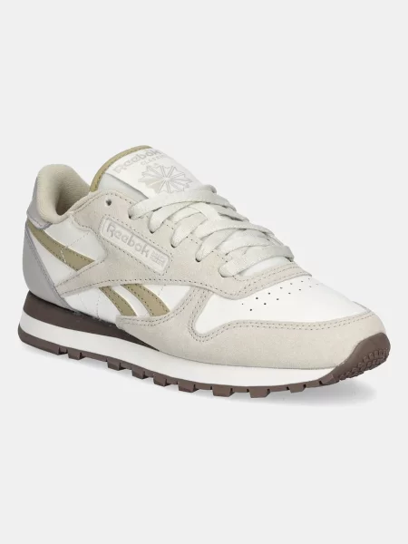 Кожени маратонки Reebok Classic Classic Leather сиво