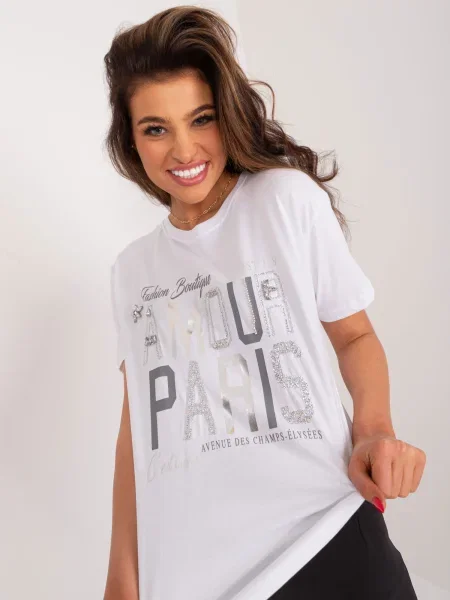 Tricou Mint alb