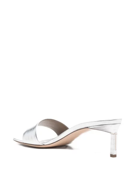 Sandale Tom Ford din piele argintiu