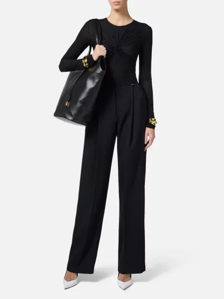 Брюки Elisabetta Franchi черные