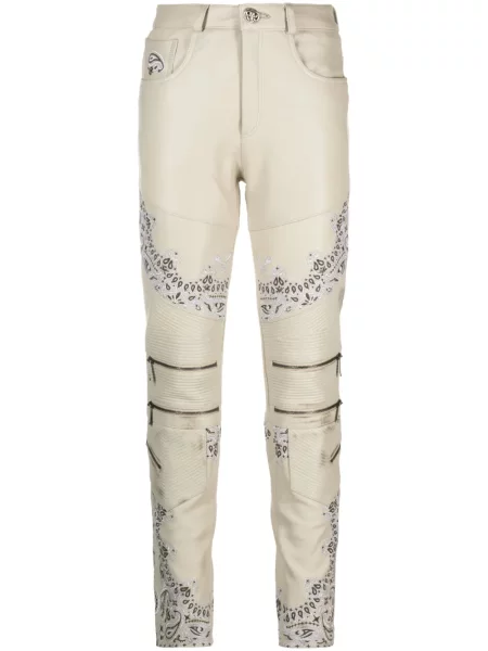 Pantaloni Philipp Plein din piele