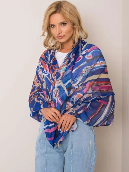 Fular Fashionhunters albastru