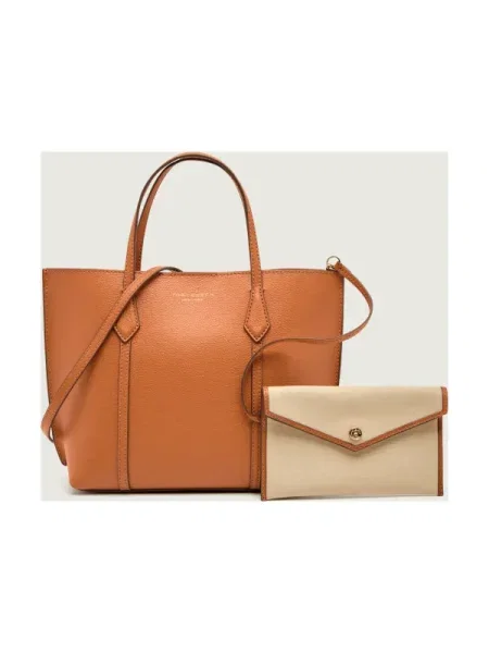 Tory Burch bőr táska Perry barna