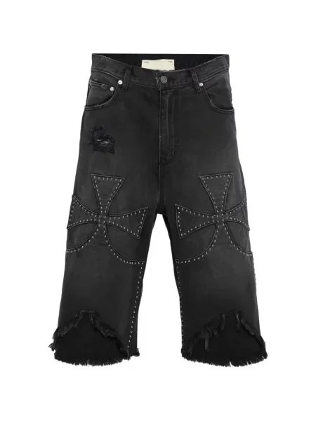 Pantaloni scurți Sekrit cu tepi negru