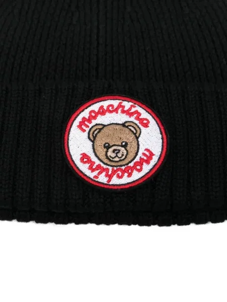 Czapka dziecięca Moschino czarna