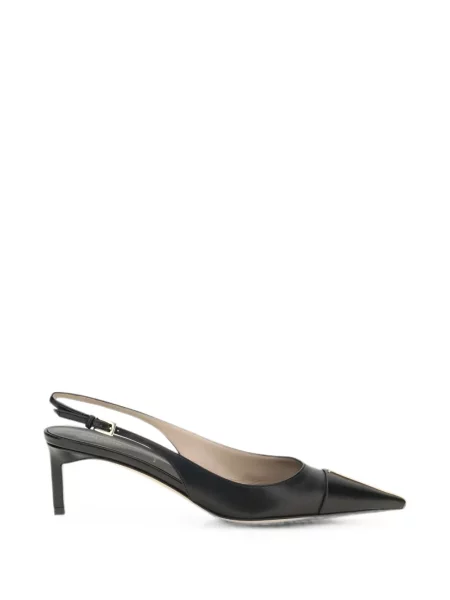 Pantofi cu toc Tom Ford slingback cu autograf negru