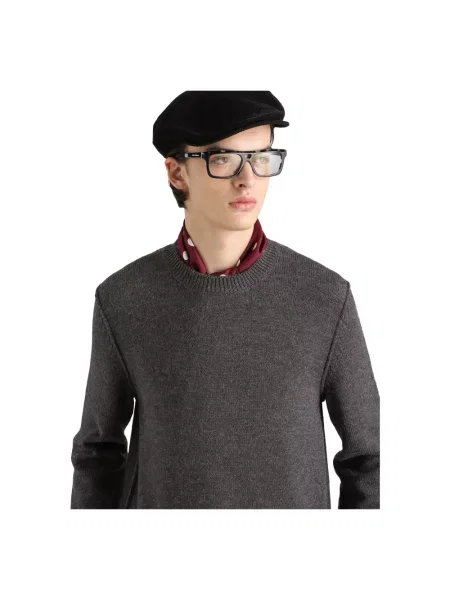 Sweter Dolce And Gabbana wełniany szary