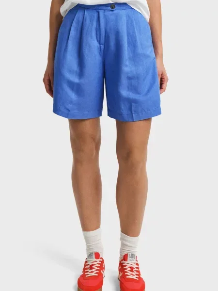 Льняные шорты Gant синие
