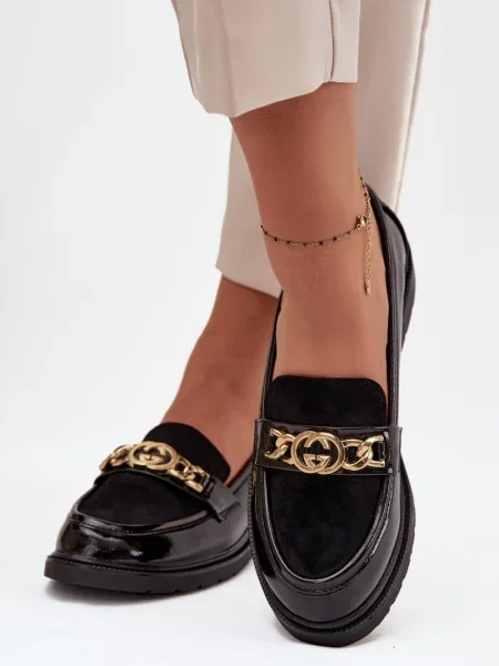 Mocasini D&a negru