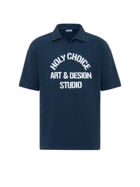 Dandalo Tricou bleumarin alb