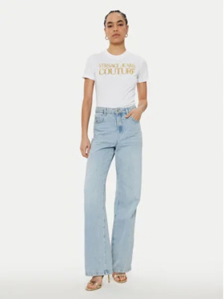 Tričko Versace Jeans Couture bílé