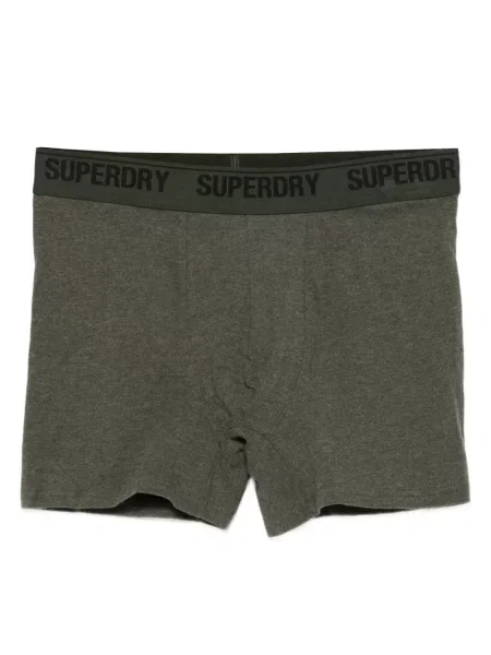 Boxeri Superdry cu autograf verde