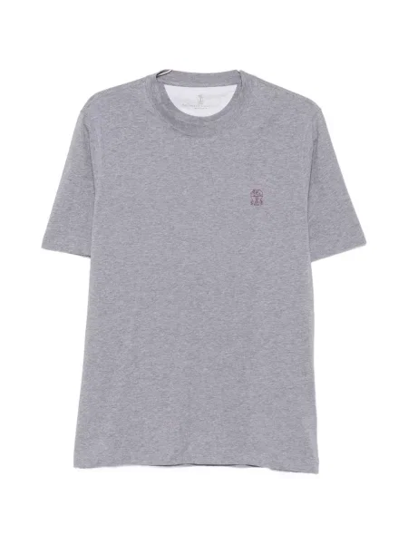 Tricou Brunello Cucinelli cu imagine gri