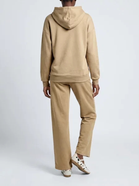 Jogger nohavice Adidas s autogramom hnedá