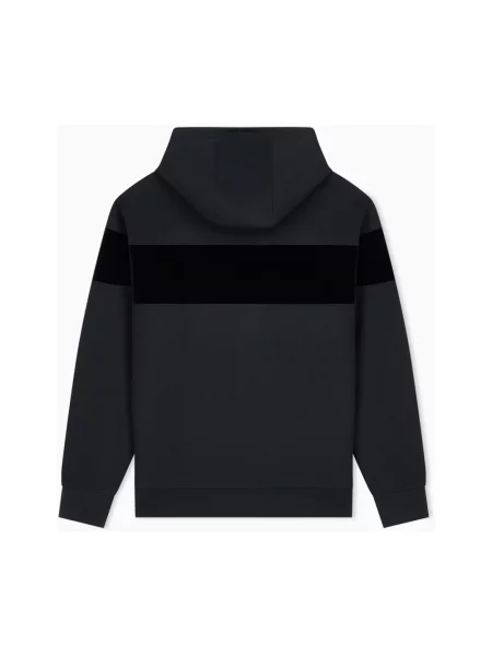 Bluza z kapturem Armani Exchange z kapturem czarna