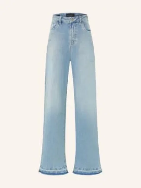 Elias Rumelis Dżinsy Z Szerokimi Nogawkami Kalea blau niebieskie